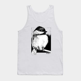 Pen & Chickadee Tank Top